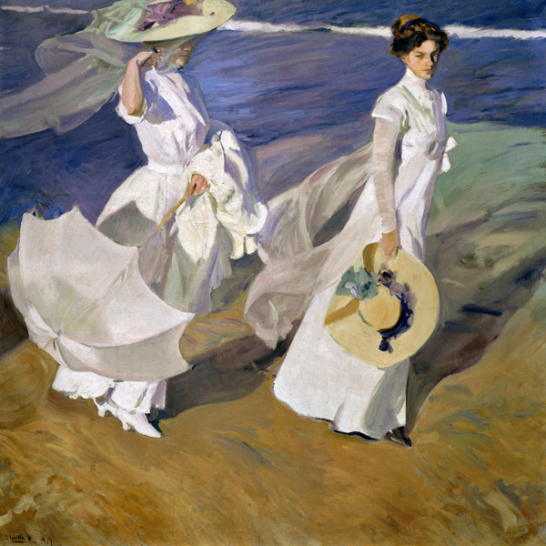 Joaquín Sorolla y Bastida, Strolling along the Seashore