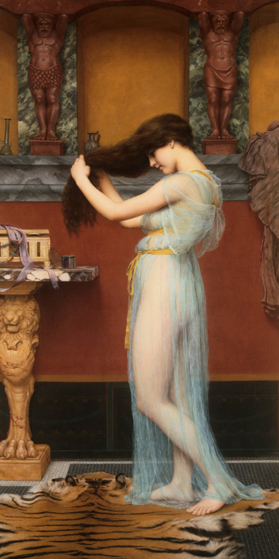 John William Godward, The Toilet