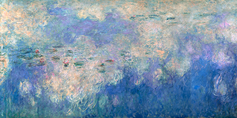 Claude Monet, Detail of Waterlilies: The Clouds