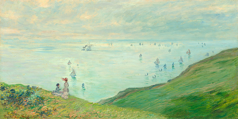 Claude Monet, Cliffs at Pourville