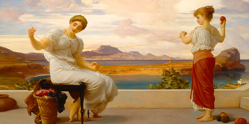 Frederic Leighton, Winding the Skein