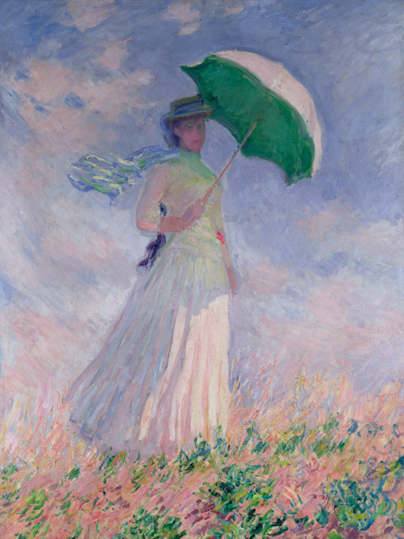 Claude Monet, Woman with a Parasol (Right)