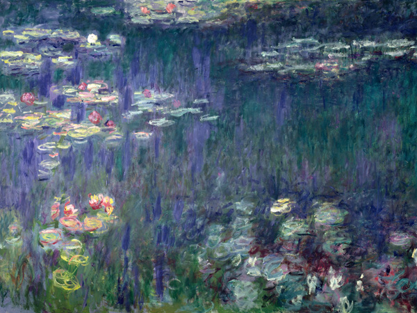 Claude Monet, Waterlilies: Green Reflections