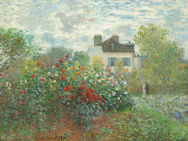 Claude Monet, The Artist's Garden in Argenteuil