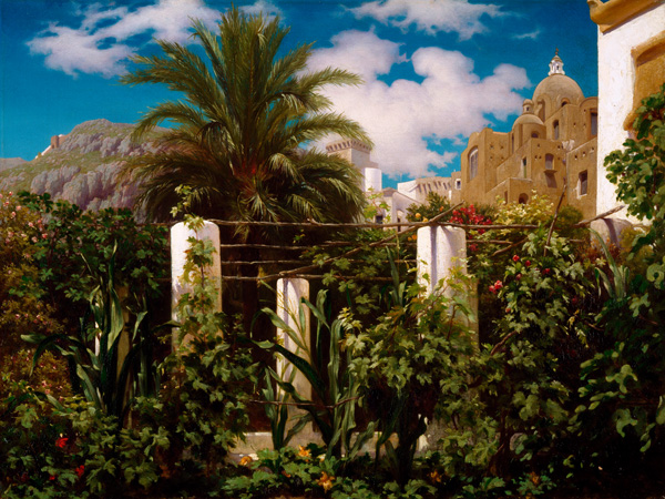 Frederic Leighton, Garden of an Inn, Capri