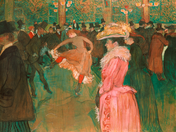 Henri Toulouse-Lautrec, At the Moulin Rouge: The Dance