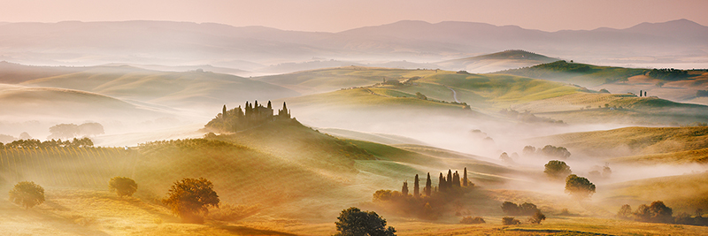 Frank Krahmer, Val d'Orcia panorama, Siena, Tuscany